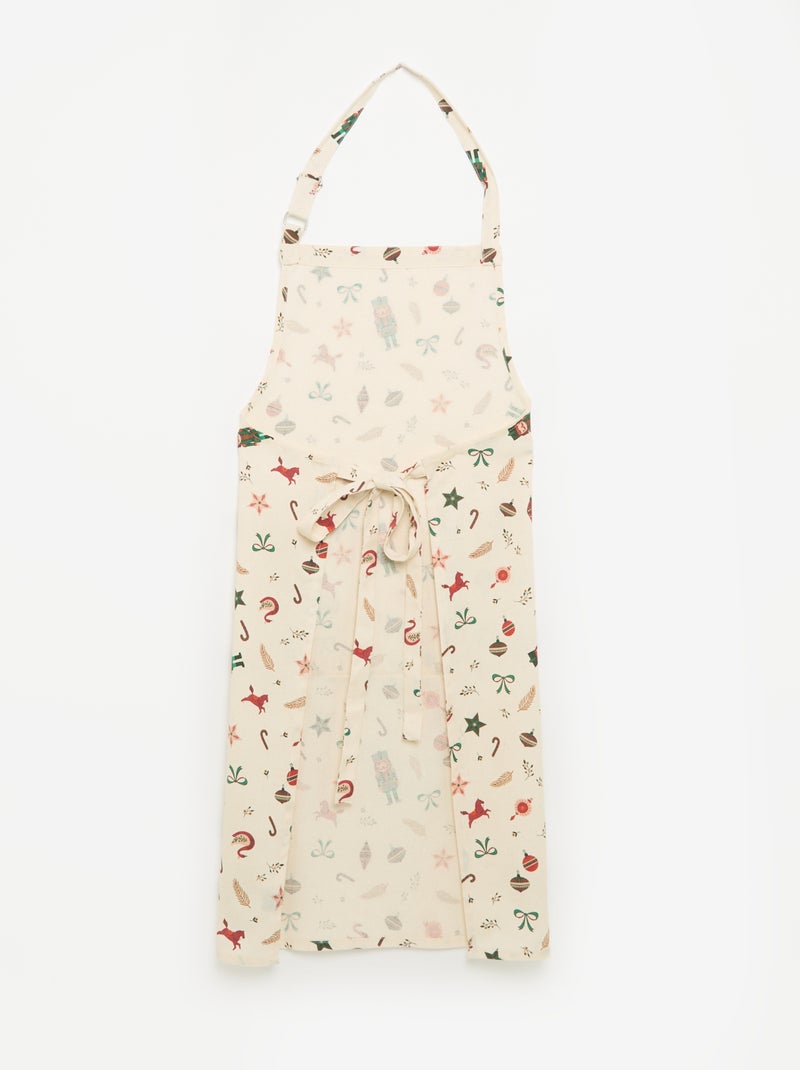 Delantal de cocina 'Navidad' - KIABI Home Crudo - Kiabi