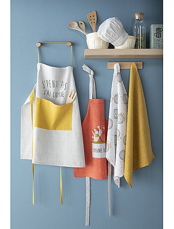 Delantal de cocina para adultos 100% algodón «No puedo, ¡tengo cocina» – Future Home