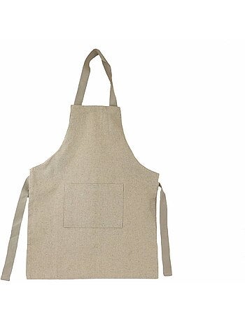 Delantal infantil ajustable de lino LINELLE