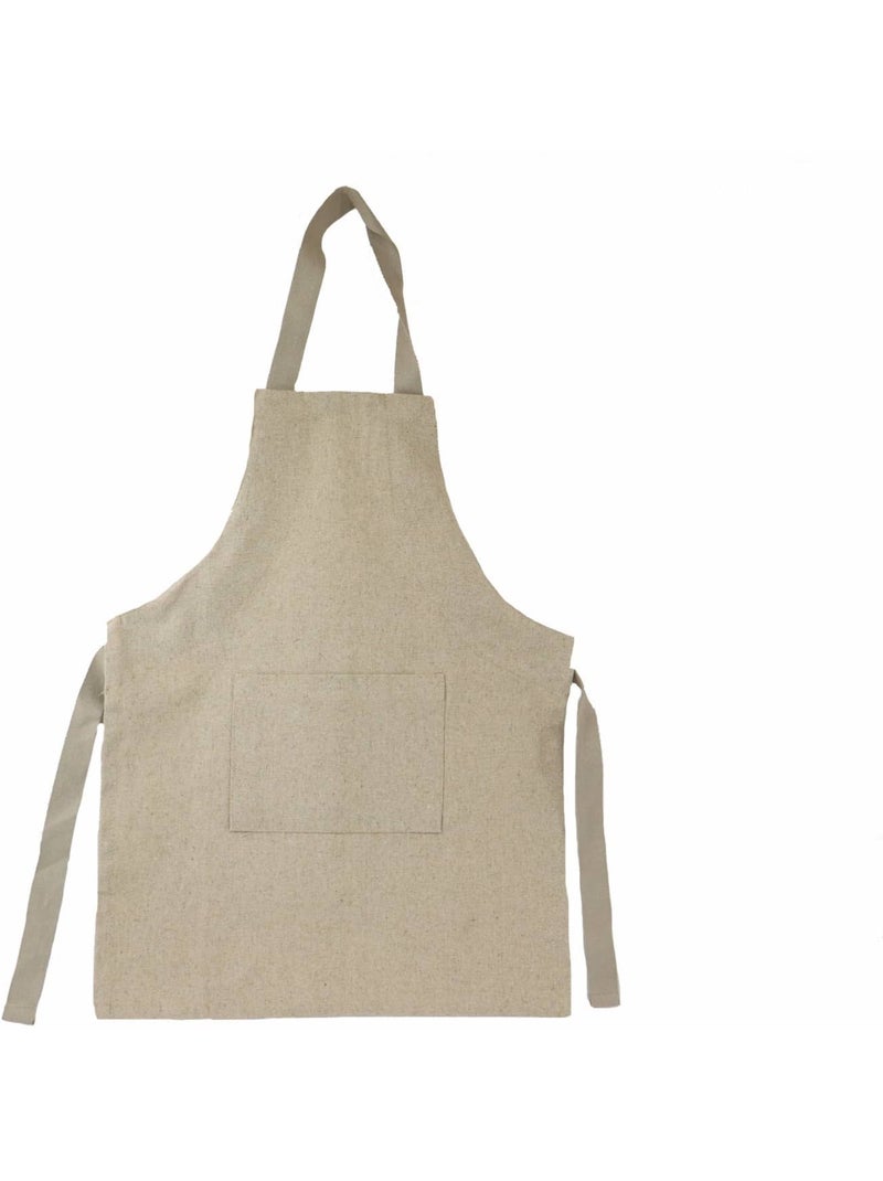 Delantal infantil ajustable de lino LINELLE Beige - Kiabi