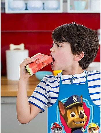 Delantal infantil con gorro de chef Patrulla Canina