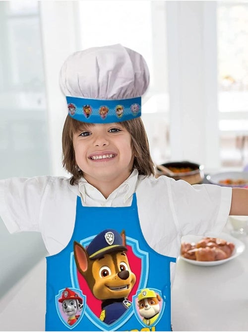 Delantal infantil con gorro de chef Patrulla Canina - Kiabi
