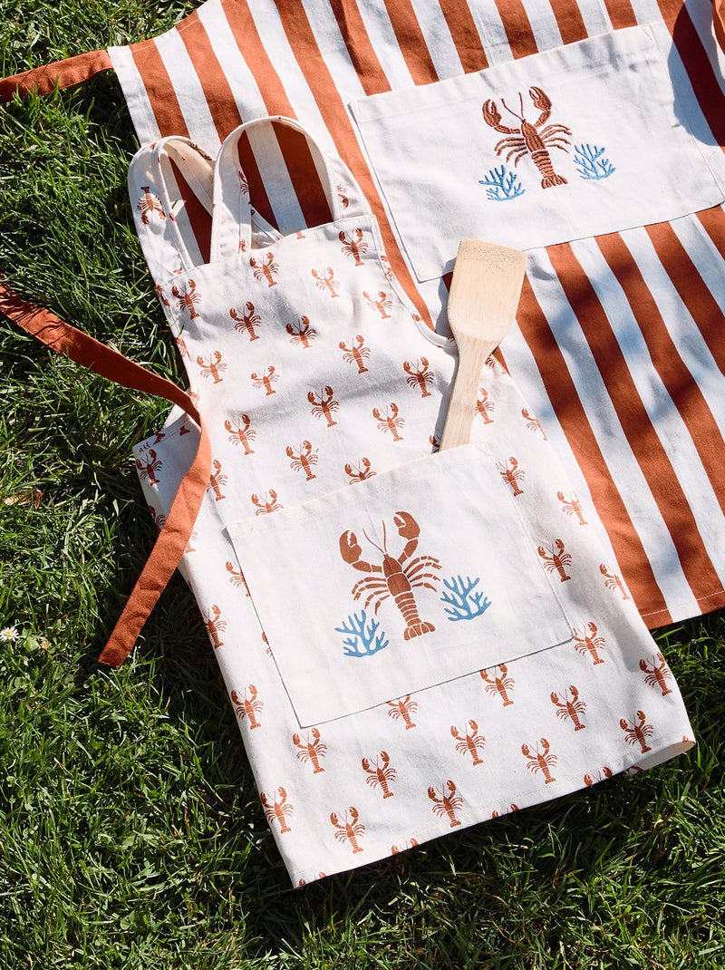 Delantal infantil estampado Beige - Kiabi