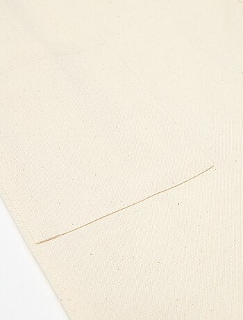 Delantal infantil estampado Navidad en algodón 55x49 cm