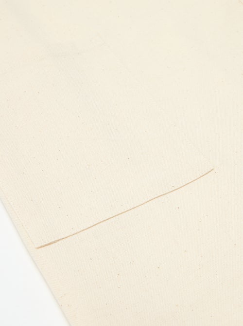 Delantal infantil estampado navideño de algodón 55x49 cm - Kiabi