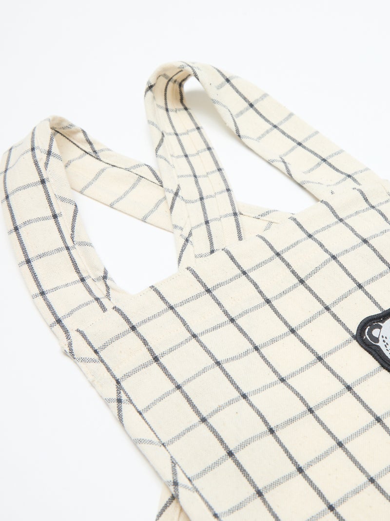 Delantal japonés de cocina para niño - Kiabi Home Negro - Kiabi