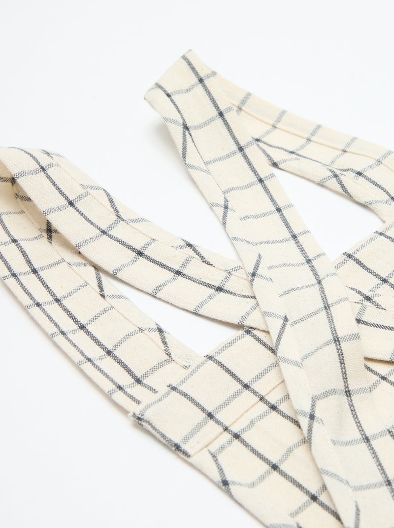 Delantal japonés de cocina para niño - Kiabi Home Negro - Kiabi