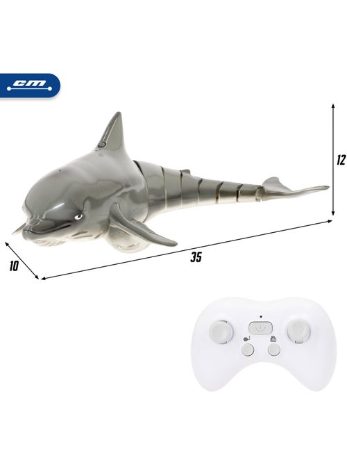 Delfín de juguete teledirigido 35 cm racing boat - Kiabi