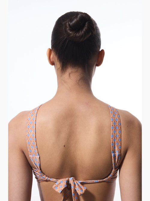 Della top de bikini con estampado étnico y cuello halter penti - Kiabi