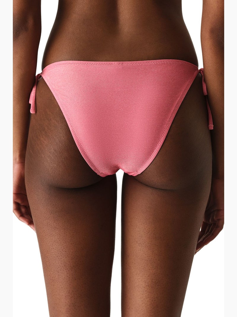 Denisse ruffle braguita de bikini con volantes, tiro medio penti Rosa - Kiabi