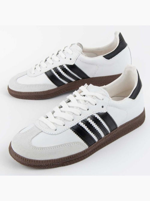 Deportiva Casual Cuero Purapiel - Kiabi
