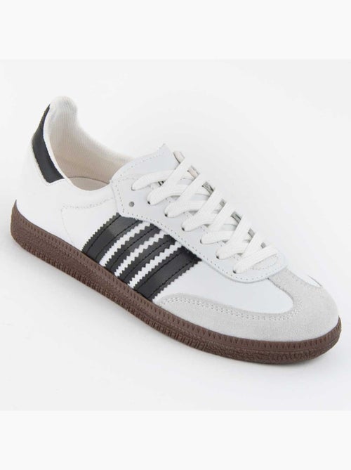 Deportiva Casual Cuero Purapiel - Kiabi