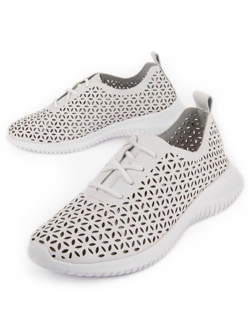 Deportiva Casual Cuero Purapiel - Kiabi