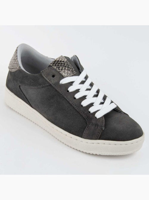 Deportiva Casual Cuero Purapiel - Kiabi