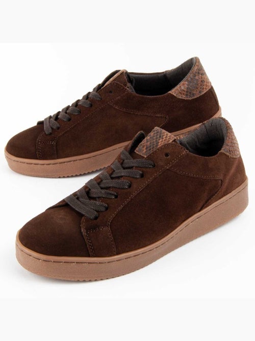 Deportiva Casual Cuero Purapiel - Kiabi