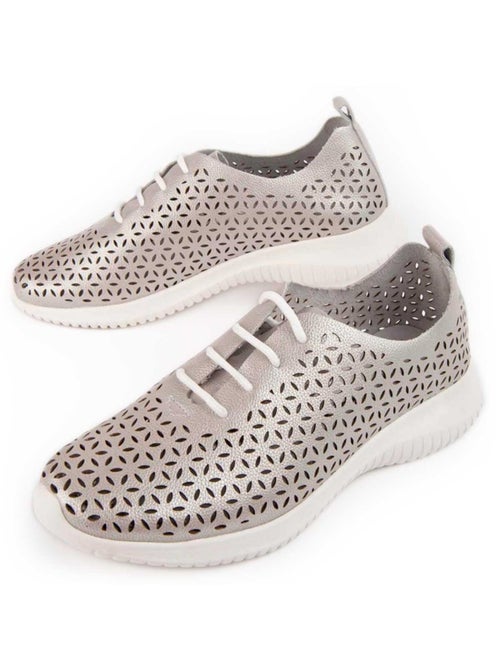 Deportiva Casual Cuero Purapiel - Kiabi