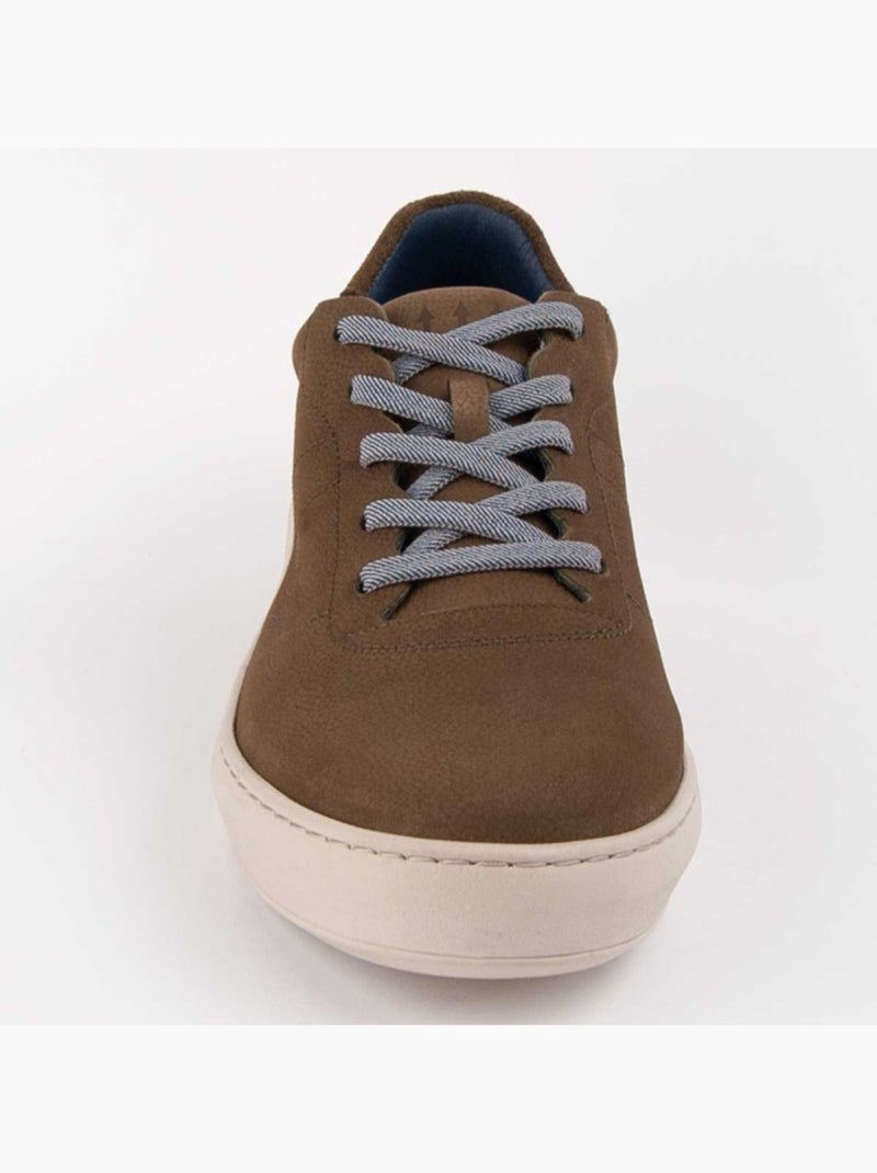 Deportiva Casual Cuero Purapiel Verde - Kiabi