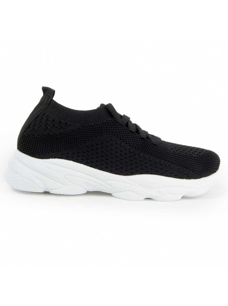 Deportiva Casual Lona Montevita Negro - Kiabi