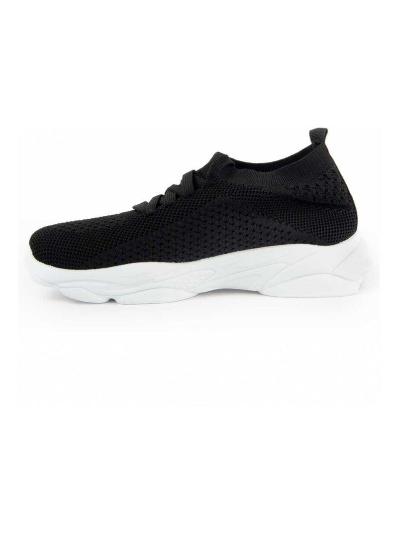 Deportiva Casual Lona Montevita Negro - Kiabi