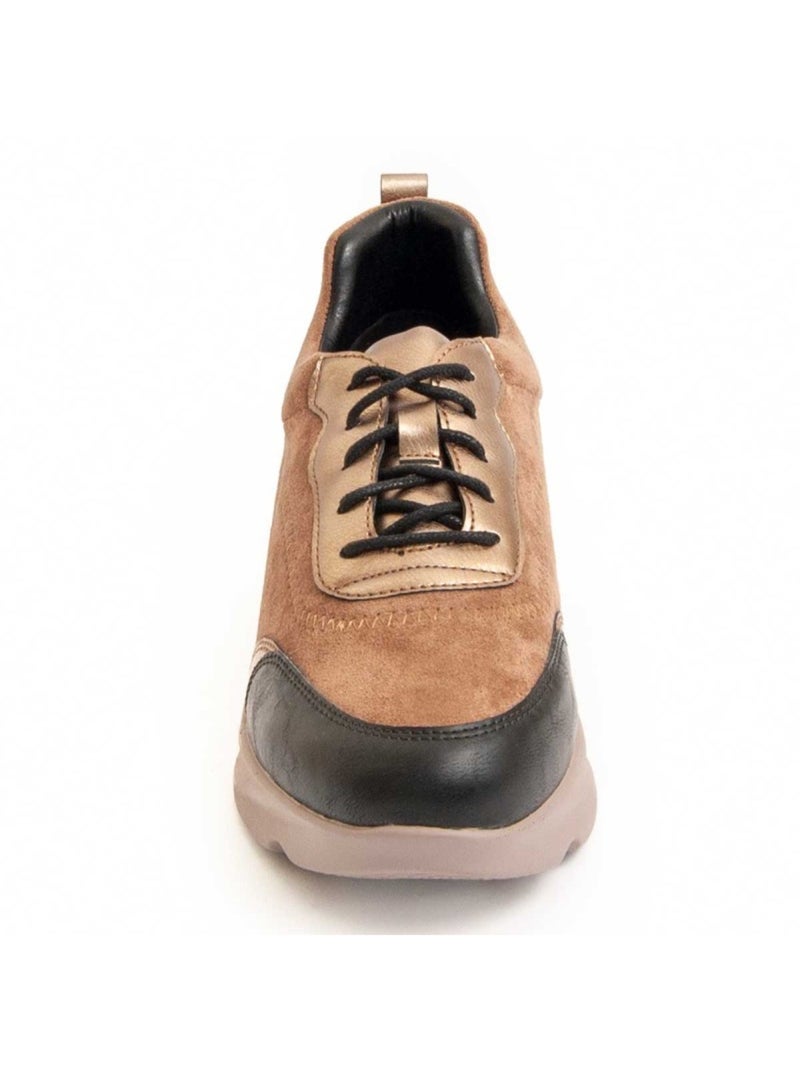 Deportiva Cuña Sintetico Montevita Marrón - Kiabi