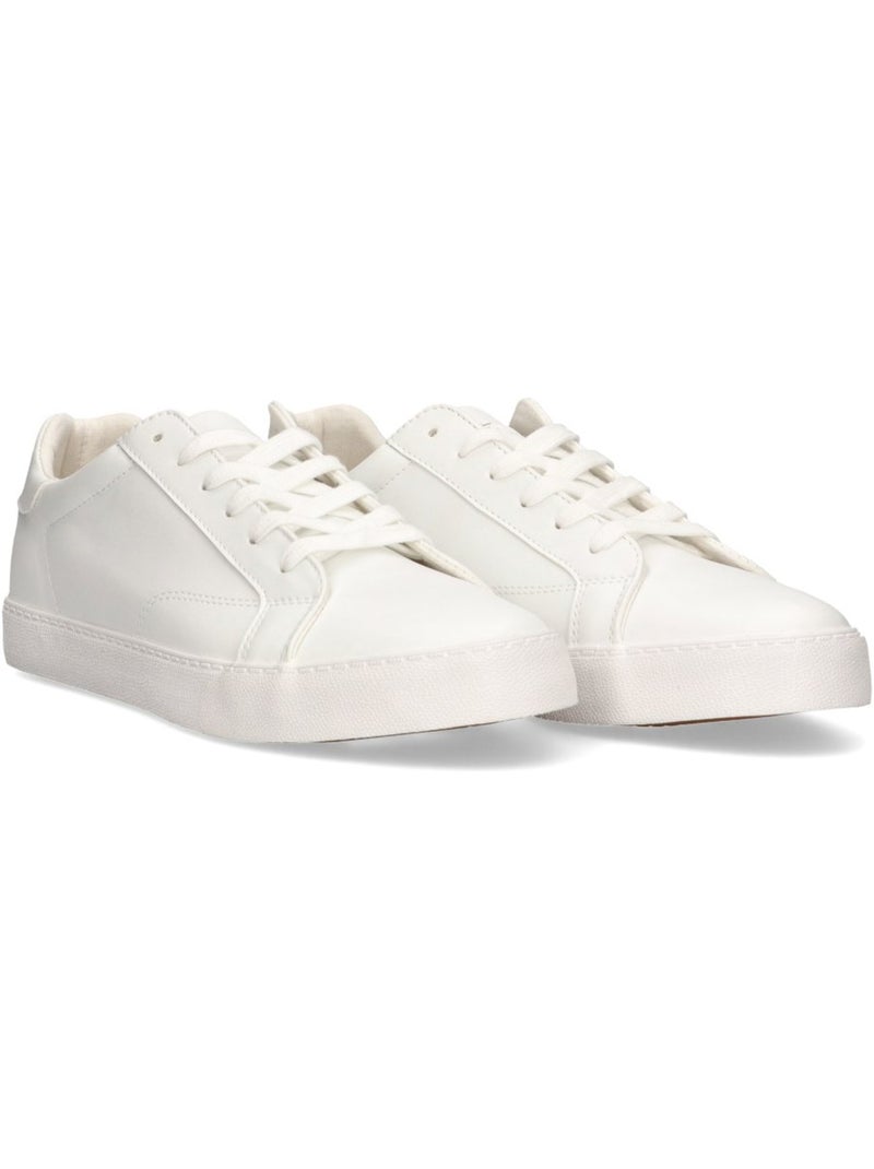Deportivas Basico Hombre Suela Plana - Etika Blanco - Kiabi