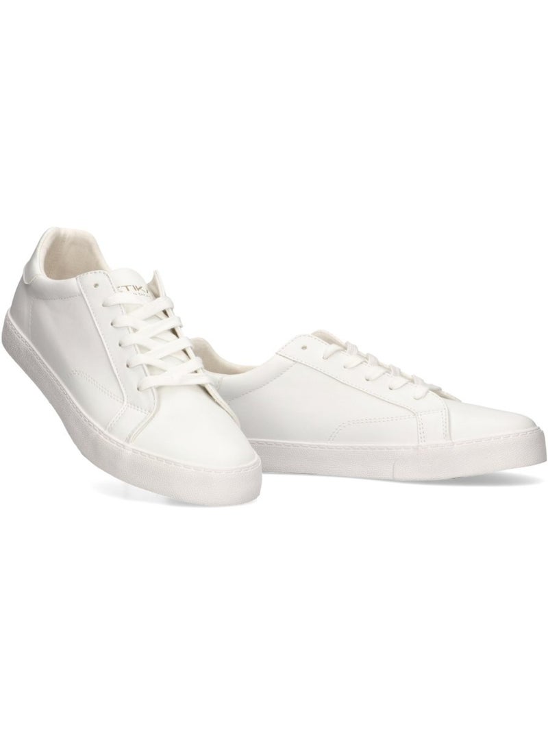 Deportivas Basico Hombre Suela Plana - Etika Blanco - Kiabi
