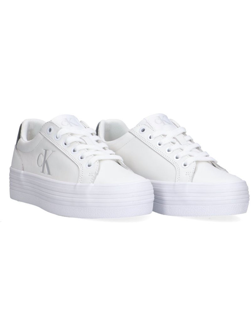Deportivas Basico Mujer Suela Doble - Calvin Klein Blanco - Kiabi