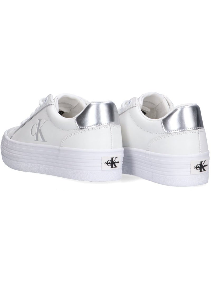 Deportivas Basico Mujer Suela Doble - Calvin Klein Blanco - Kiabi