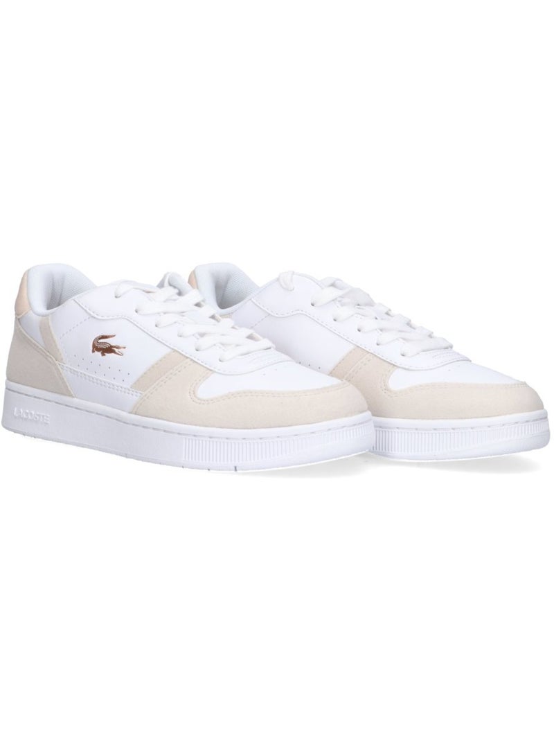 Deportivas Basico Mujer Suela Plana - Lacoste Blanco - Kiabi