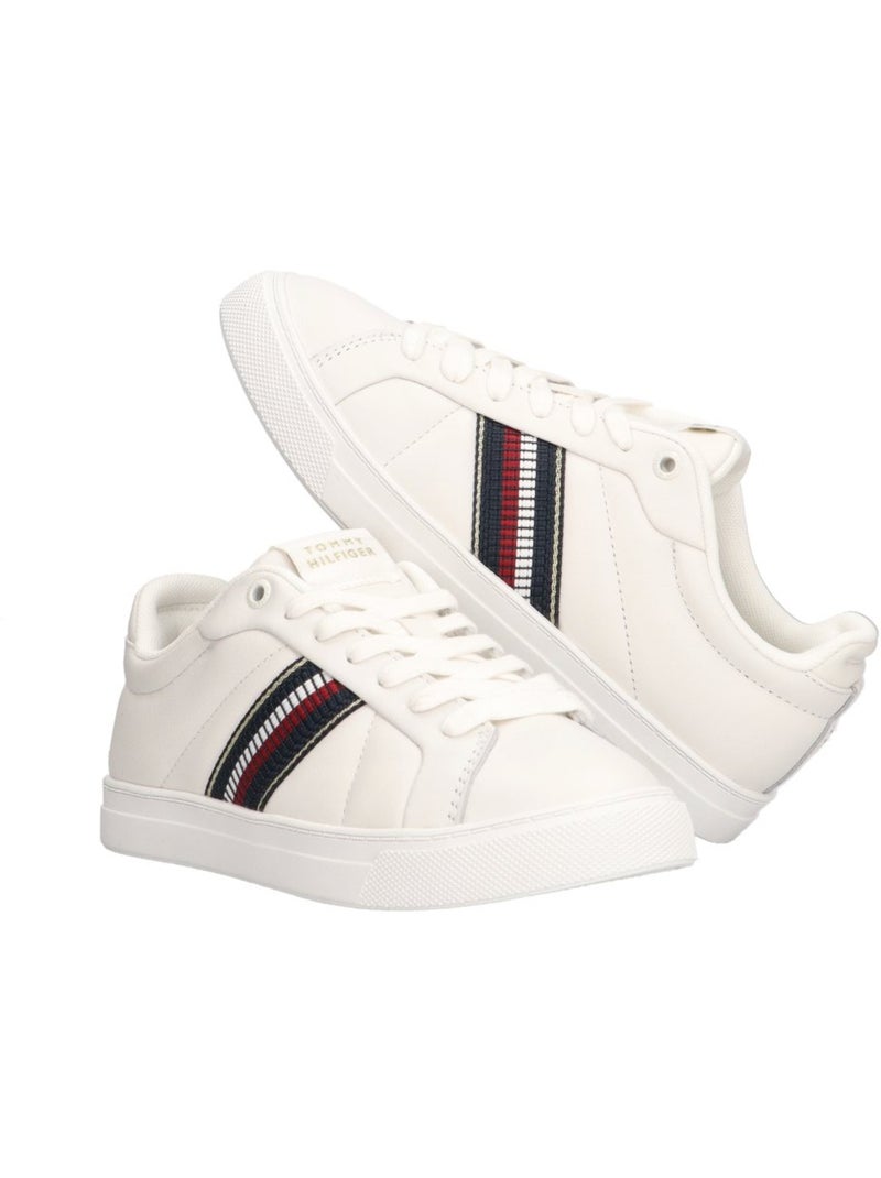 Deportivas Basico Mujer Suela Plana - Tommy Hilfiger Blanco - Kiabi