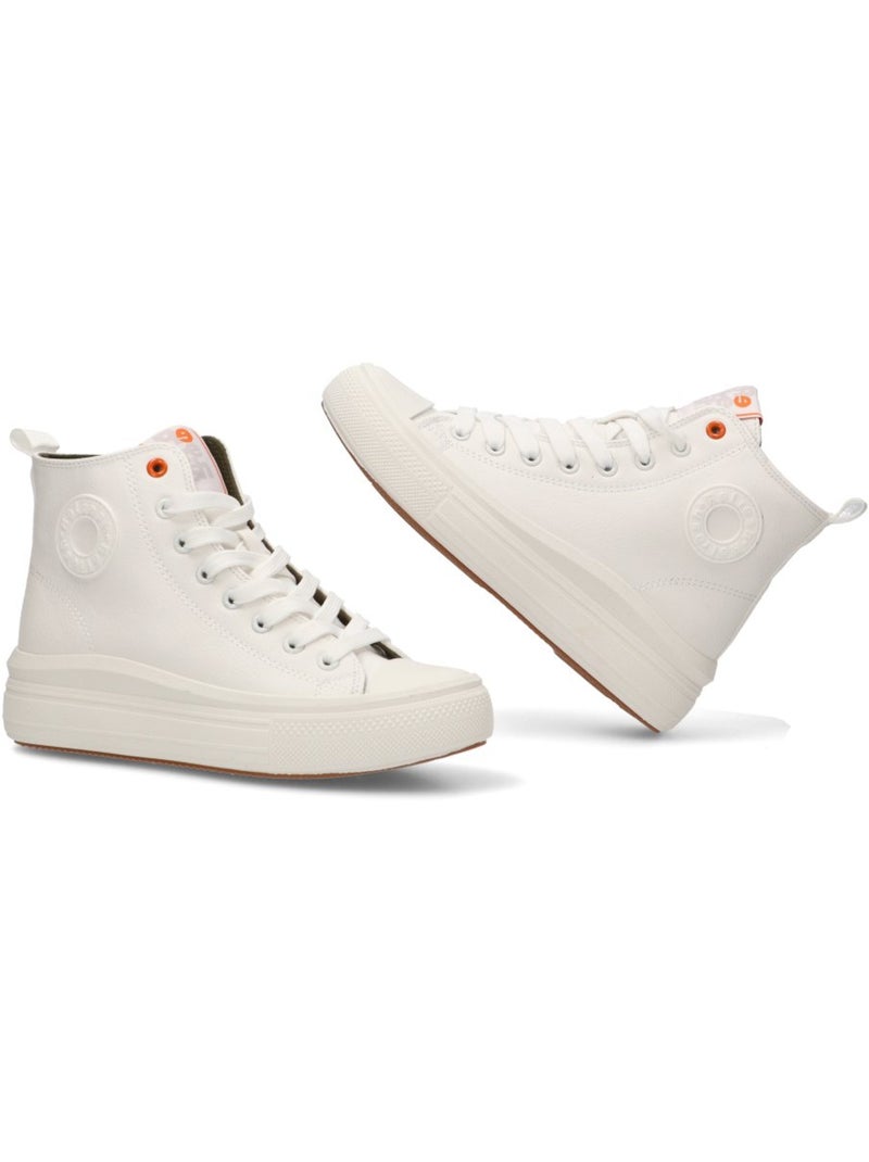 Deportivas Basket Mujer Suela Doble - Refresh Blanco - Kiabi