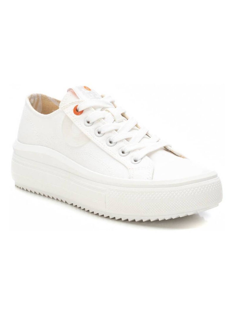Deportivas Basket Mujer Suela Plana - Refresh Blanco - Kiabi