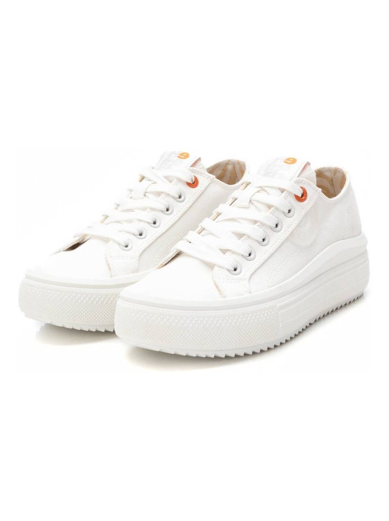 Deportivas Basket Mujer Suela Plana - Refresh Blanco - Kiabi