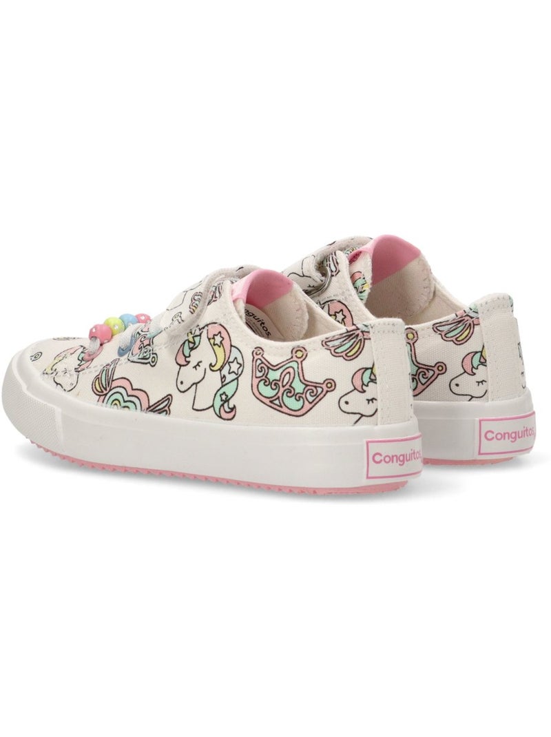 Deportivas Basket Niña Suela Plana - Conguitos Multicolor - Kiabi