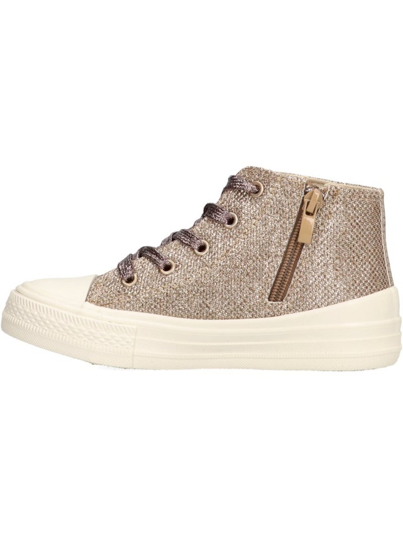 Deportivas Basket Niña Suela Plana - Luna Collection Bronce - Kiabi