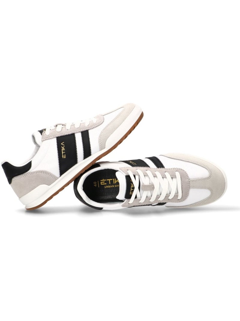 Deportivas Casual Hombre Suela Plana - Etika Blanco - Kiabi
