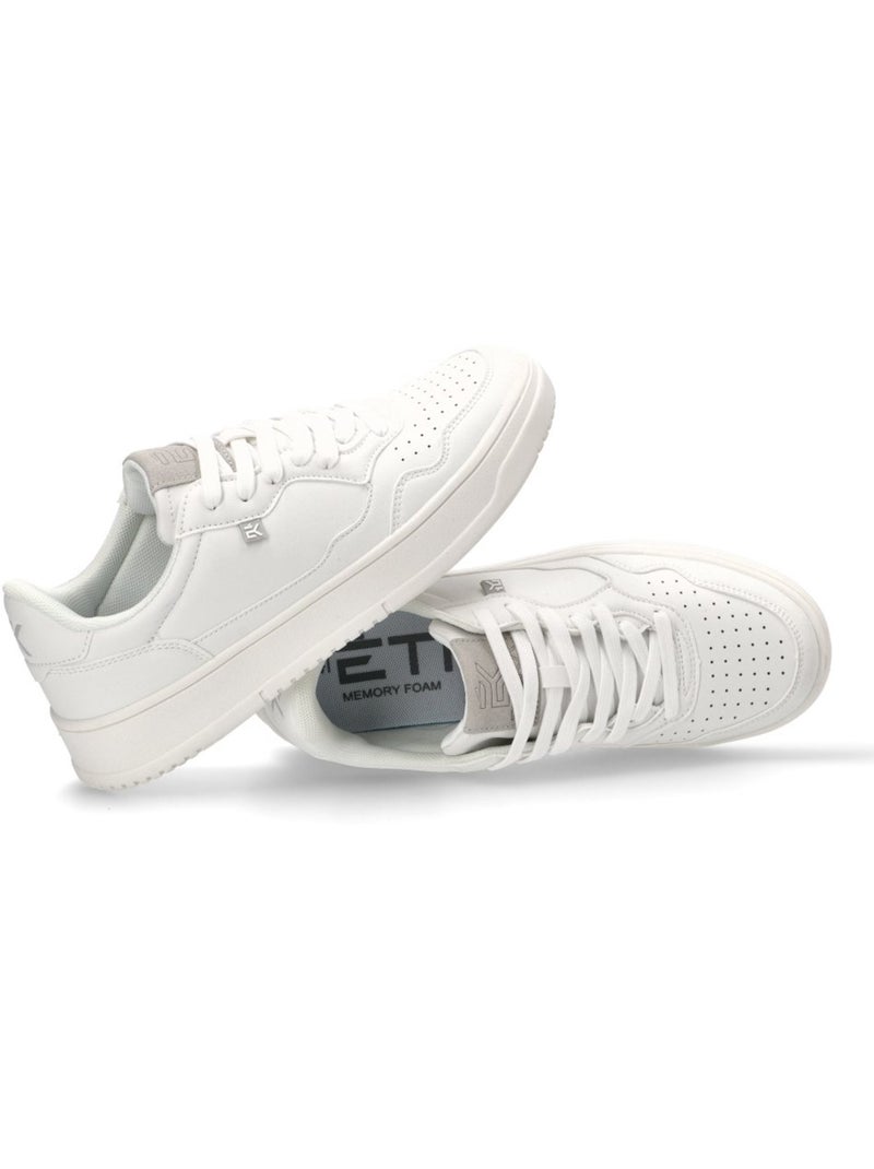Deportivas Casual Hombre Suela Plana - Etika Blanco - Kiabi