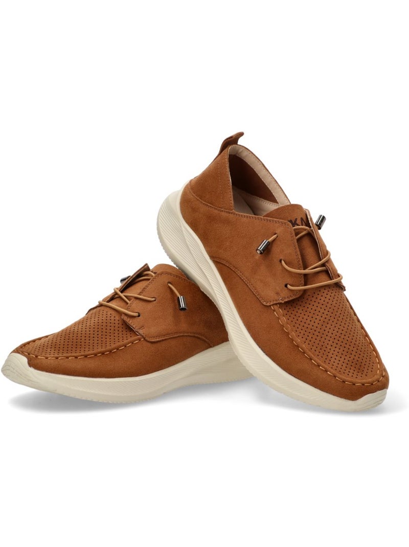Deportivas Casual Hombre Suela Plana - Etika Camel - Kiabi