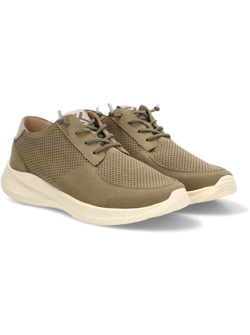 Deportivas Casual Hombre Suela Plana - Etika Caqui - Kiabi