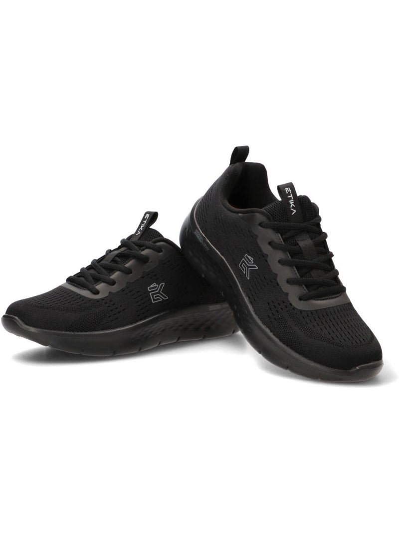 Deportivas Casual Hombre Suela Plana - Etika Negro - Kiabi