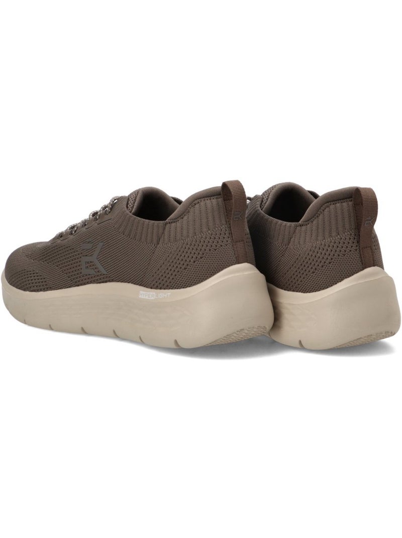 Deportivas casual hombre suela plana - etika Taupe - Kiabi