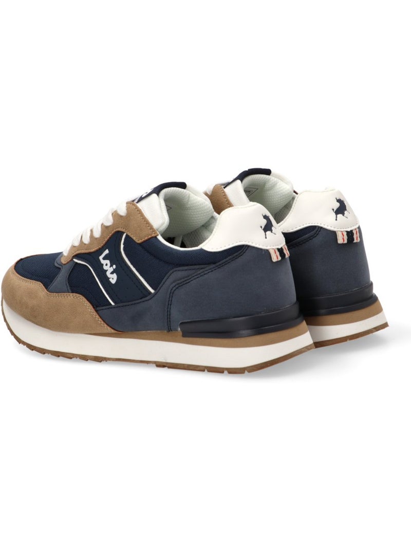 Deportivas Casual Hombre Suela Plana - Lois Azul vaquero - Kiabi