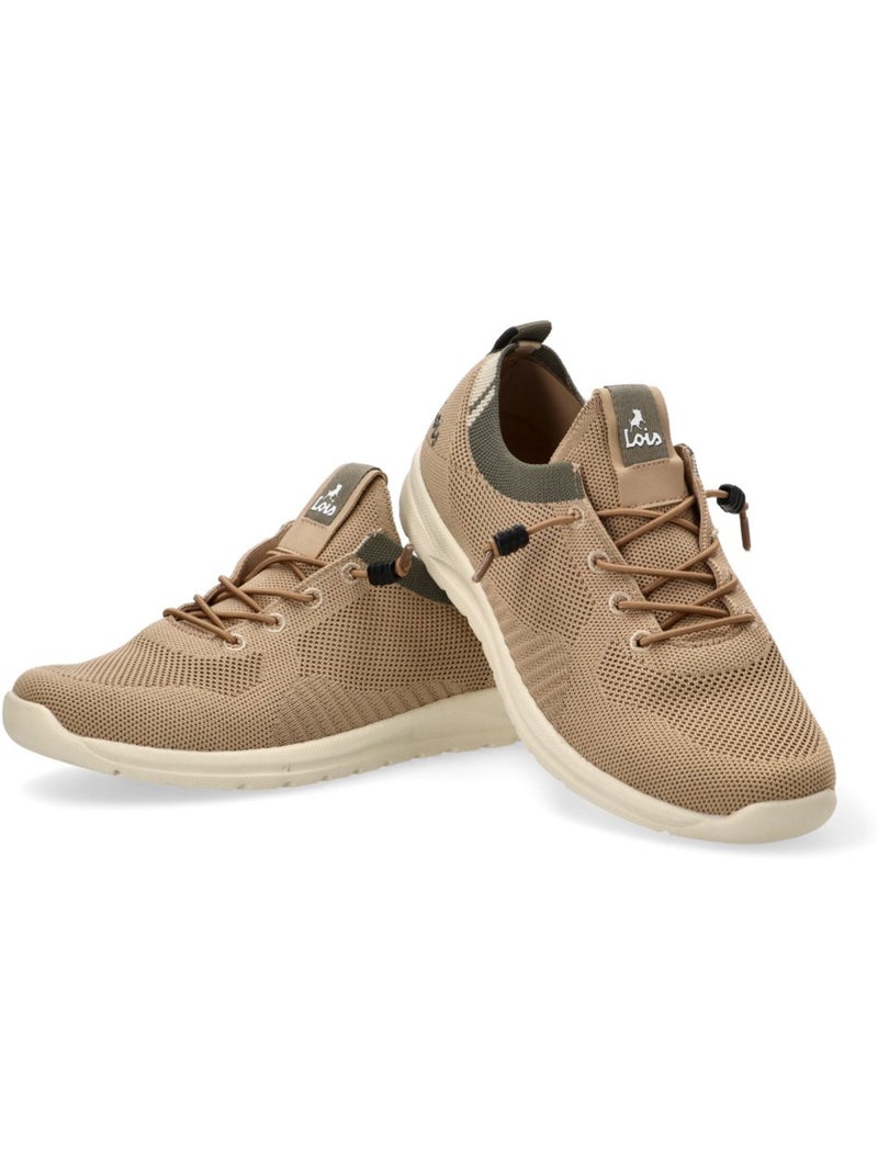 Deportivas Casual Hombre Suela Plana - Lois Beige - Kiabi