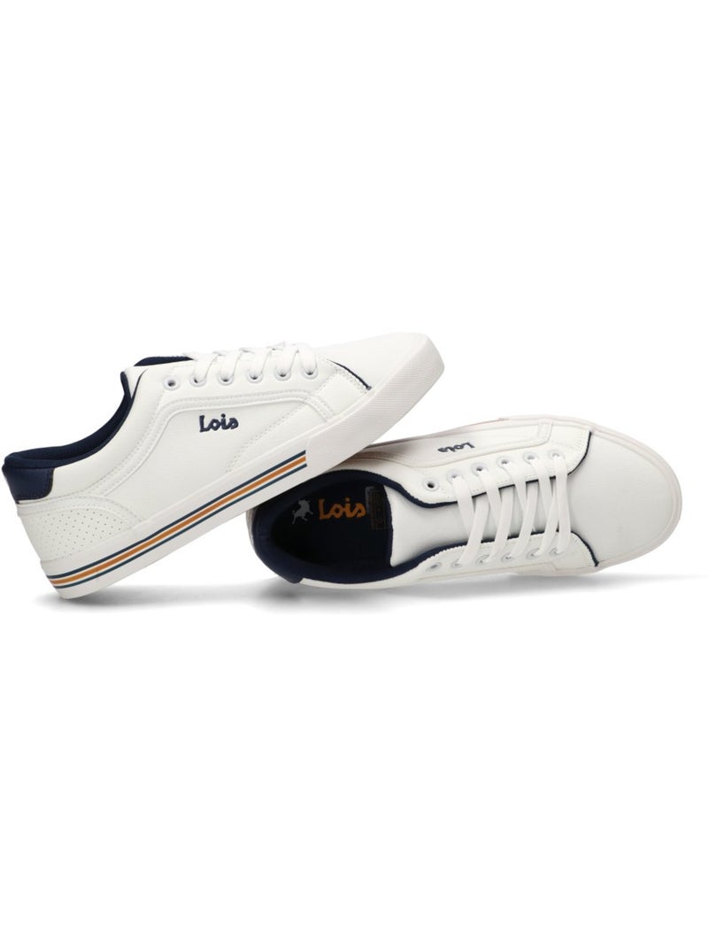 Deportivas casual hombre suela plana - lois Blanco - Kiabi
