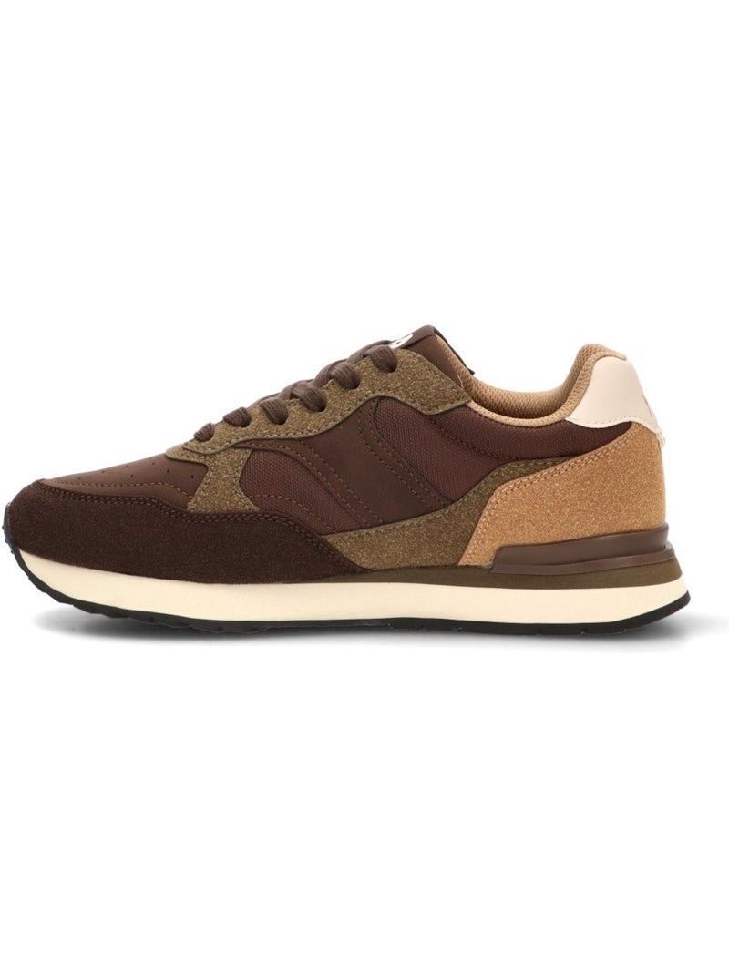 Deportivas casual hombre suela plana - lois Marrón - Kiabi