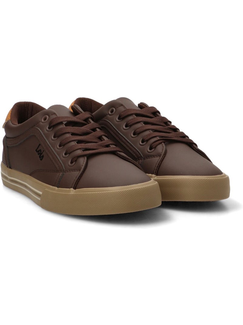 Deportivas casual hombre suela plana - lois Marrón - Kiabi