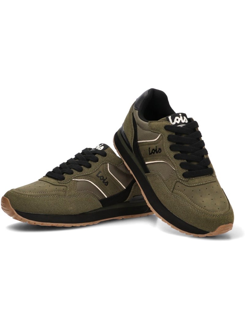 Deportivas casual hombre suela plana - lois Verde - Kiabi