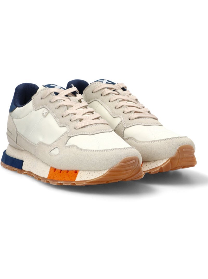 Deportivas Casual Hombre Suela Plana - Modelo 144167 Blanco - Kiabi