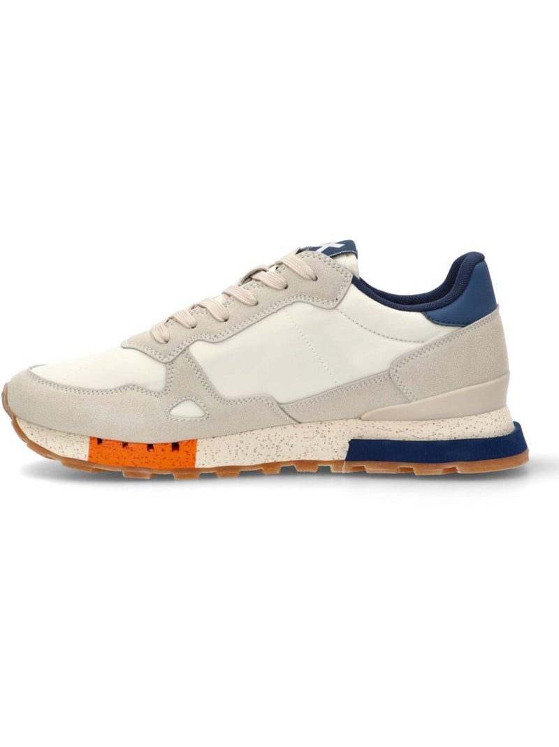 Deportivas Casual Hombre Suela Plana - Modelo 144167 Blanco - Kiabi