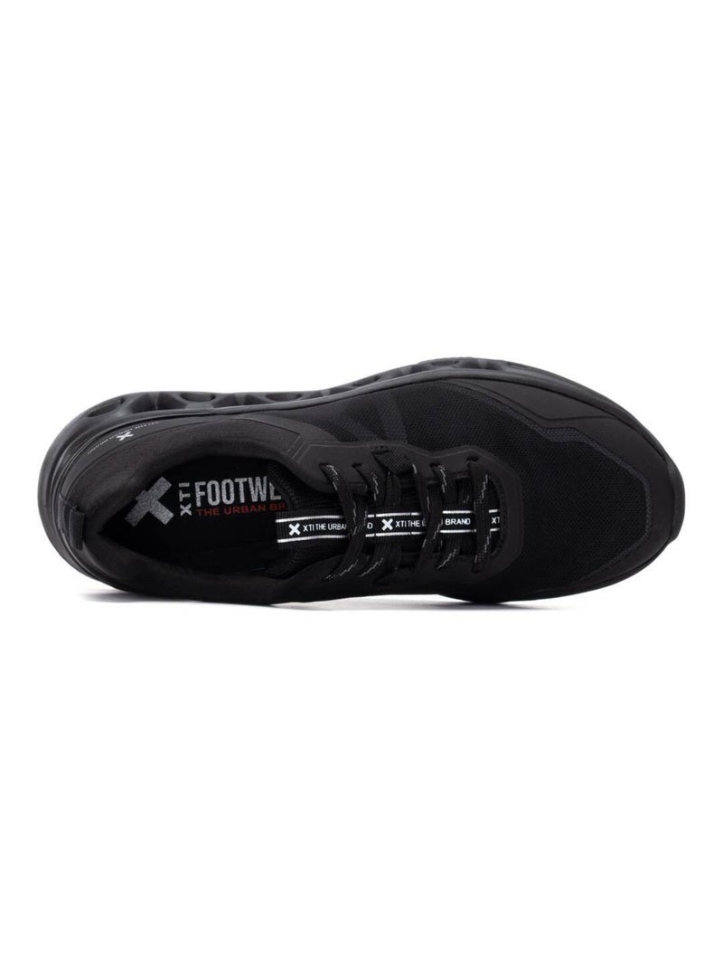 Deportivas Casual Hombre Suela Plana - Modelo 144565 Negro - Kiabi